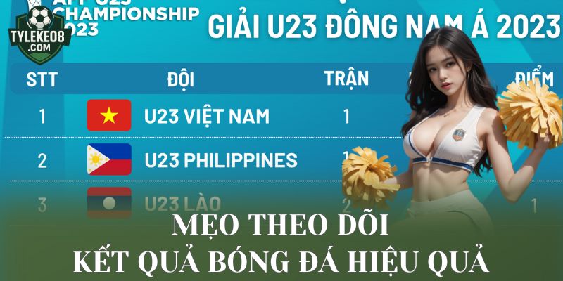 Mẹo theo dõi kết quả bóng đá hiệu quả